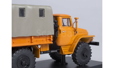 УРАЛ 375Д бортовой с тентом (оранжевый) Start Scale Model  Н.0228, масштабная модель, Start Scale Models (SSM), scale43