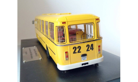 Автобус 677М (жёлтый) Sabron Sabron Scale Models  Б.6085, масштабная модель, ЛиАЗ, scale43