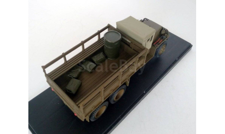 Studebaker US6 бортовой с бочкой и канистрами (зелёный) Студебеккер Miniclassic  СС.6740, масштабная модель, scale43