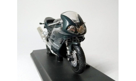 1:18 Мотоцикл Triumph Daytona 955i (т.зелёный) Триумф Welly  СС.6749, масштабная модель мотоцикла, scale18