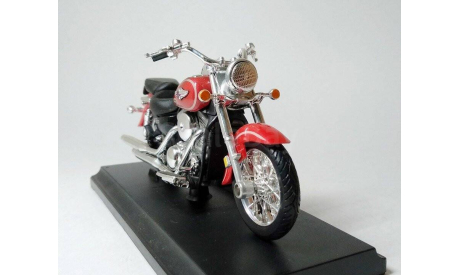 1:18 Мотоцикл Kawasaki Vulcan 1500 Classic (красный) Кавасаки Welly  СС.6750, масштабная модель мотоцикла, scale18