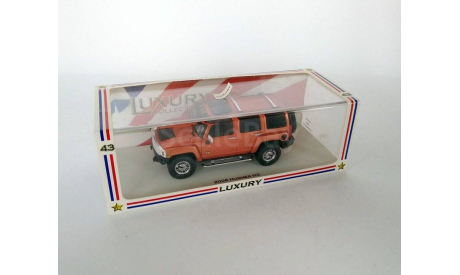 Hummer H3 2006 (Оранжевый) Хаммер Luxury  СС.6821, масштабная модель, Luxury Diecast (USA), scale43