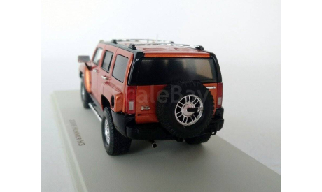 Hummer H3 2006 (Оранжевый) Хаммер Luxury  СС.6821, масштабная модель, Luxury Diecast (USA), scale43