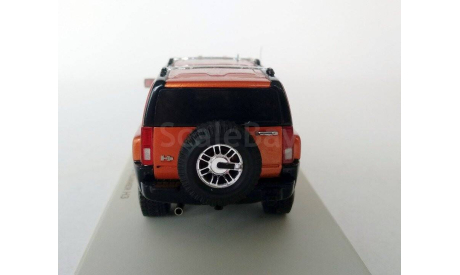 Hummer H3 2006 (Оранжевый) Хаммер Luxury  СС.6821, масштабная модель, Luxury Diecast (USA), scale43