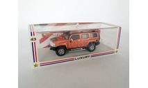 Hummer H3 2006 (Оранжевый) Хаммер Luxury СС.6821, масштабная модель, Luxury Diecast (USA), scale43