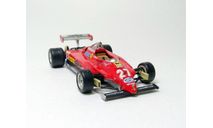 F1 Ferrari 126C2 #27 1982, G.Villineuve (красный) Феррари Altaya  Б.7068, масштабная модель, scale43