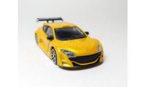 Renault Megane coupe (жёлтый) Рено Bburago  Б.7182, масштабная модель, scale43