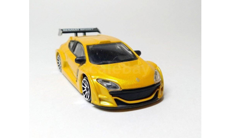 Renault Megane coupe (жёлтый) Рено Bburago  Б.7182, масштабная модель, scale43