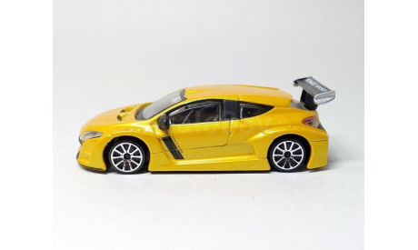 Renault Megane coupe (жёлтый) Рено Bburago  Б.7182, масштабная модель, scale43