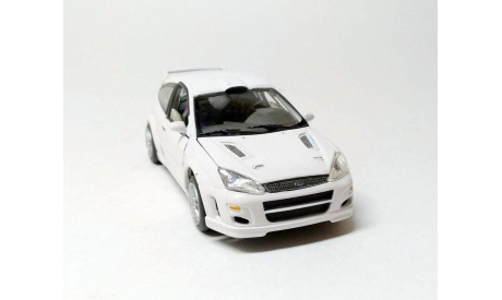 Ford Focus WRC (белый) Форд Cararama  Б.7192, масштабная модель, Bauer/Cararama/Hongwell, scale43