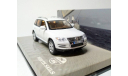 Volkswagen Touareg (белый) Фольксваген Minichamps  Б.7232, масштабная модель, scale43