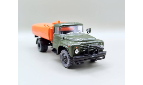 ЗИЛ-130 поливомоечная (зелёный/оранжевый) DeAgostini М.0004, масштабная модель, scale43