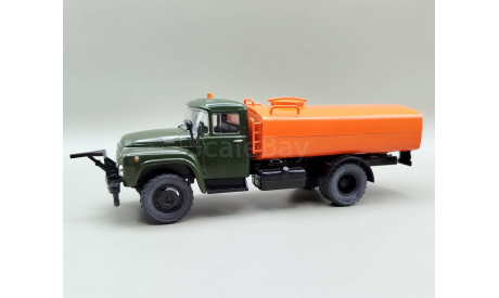 ЗИЛ-130 поливомоечная (зелёный/оранжевый) DeAgostini М.0004, масштабная модель, scale43