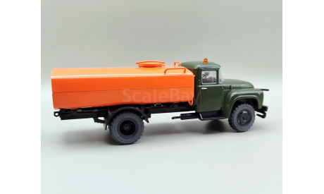 ЗИЛ-130 поливомоечная (зелёный/оранжевый) DeAgostini М.0004, масштабная модель, scale43