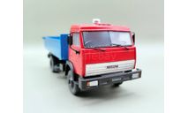 КАМАЗ-5320 / 53215 бортовой (красный/синий) конверсия М.0005, масштабная модель, DeAgostini, scale43