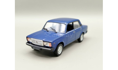ВАЗ-2107 ’Жигули’ (синий) DeAgostini  М.0034, масштабная модель, scale43