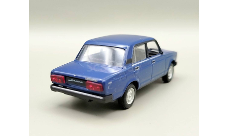ВАЗ-2107 ’Жигули’ (синий) DeAgostini  М.0034, масштабная модель, scale43