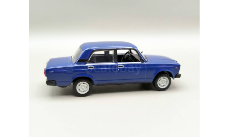 ВАЗ-2107 ’Жигули’ (синий) DeAgostini  М.0034, масштабная модель, scale43