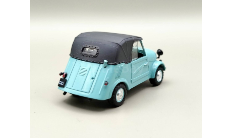 СМЗ С3А мотоколяска (голубой/чёрный) DeAgostini  М.0042, масштабная модель, scale43