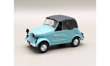 СМЗ С3А мотоколяска (голубой/чёрный) DeAgostini  М.0042, масштабная модель, scale43