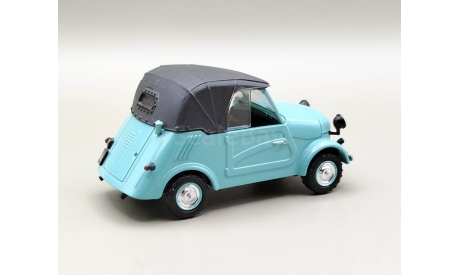 СМЗ С3А мотоколяска (голубой/чёрный) DeAgostini  М.0042, масштабная модель, scale43