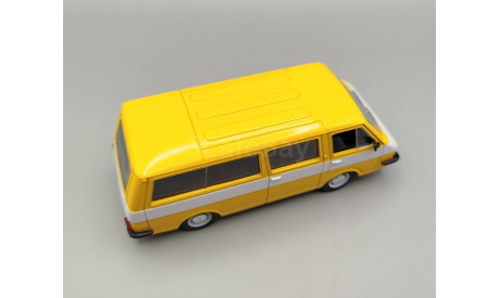 РАФ-2203 ’Латвия’ микроавтобус (жёлтый) DeAgostini  М.0060, масштабная модель, scale43