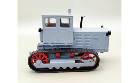 Трактор Т-100 гусеничный (серый) Hachette  М.0071, масштабная модель, scale43, ВТЗ