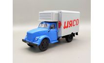 Горький-51А фургон ’Мясо’ (синий/серый) DeAgostini М.0086, масштабная модель, scale43, ГАЗ