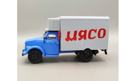 Горький-51А фургон ’Мясо’ (синий/серый) DeAgostini  М.0086, масштабная модель, scale43, ГАЗ