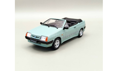 ВАЗ-2108 ’Наташа’ кабриолет (зелёный) DeAgostini М.0105, масштабная модель, scale43
