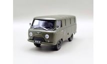 УАЗ-451М фургон (т.зелёный) DeAgostini М.0184, масштабная модель, scale43