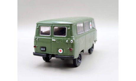 УАЗ-450А медпомощь (т.зелёный) DeAgostini  М.0190, масштабная модель, scale43