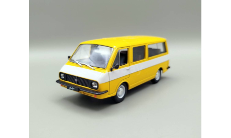 РАФ-2203 ’Латвия’ микроавтобус САЛОН! (жёлтый) DeAgostini  М.0200, масштабная модель, scale43