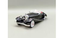 Mercedes-Benz 540K W29 Special Roadster 1936 (чёрный) Мерседес Amercom М.0225, масштабная модель, scale43