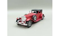 Duesenberg Model J 1930 Models of Yesteryear Y-4 (красный/чёрный) Дюссенберг Matchbox М.0240, масштабная модель, scale0