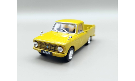 Москвич ИЖ-27151 пикап (жёлтый) DeAgostini  М.0256, масштабная модель, scale43