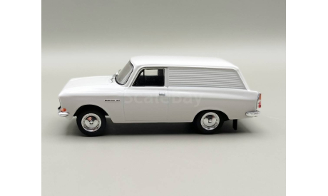 Москвич-2734 фургон (белый) DeAgostini  М.0257, масштабная модель, scale43