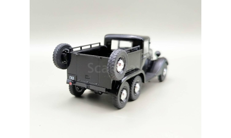 Горький-21 опытный пикап (чёрный) DeAgostini М.0279, масштабная модель, ГАЗ, scale43