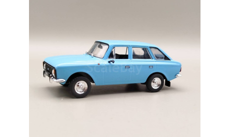 Москвич ИЖ-21251 КОМБИ (голубой) DeAgostini М.0302, масштабная модель, scale43