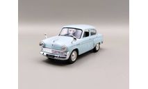 Москвич-403ИЭ (голубой) DeAgostini М.0319, масштабная модель, scale43