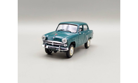Москвич-410 САЛОН! (т.зелёный) DeAgostini М.0322, масштабная модель, scale43