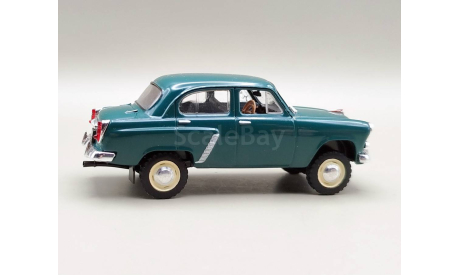 Москвич-410 САЛОН! (т.зелёный) DeAgostini М.0322, масштабная модель, scale43