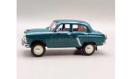 Москвич-410 САЛОН! (т.зелёный) DeAgostini М.0322, масштабная модель, scale43