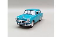 Москвич-402 САЛОН! (бирюзовый) DeAgostini М.0323, масштабная модель, scale43