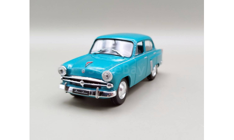 Москвич-402 САЛОН! (бирюзовый) DeAgostini М.0323, масштабная модель, scale43