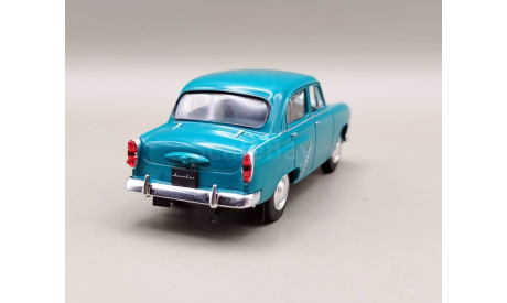 Москвич-402 САЛОН! (бирюзовый) DeAgostini М.0323, масштабная модель, scale43