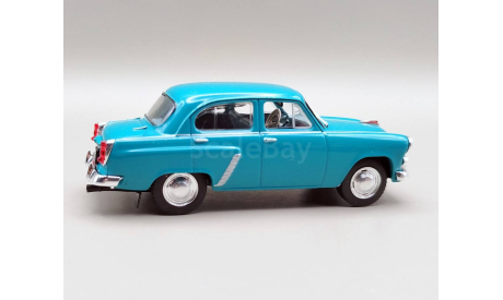 Москвич-402 САЛОН! (бирюзовый) DeAgostini М.0323, масштабная модель, scale43