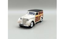 Москвич-400-422 фургон (бежевый/коричневый) DeAgostini М.0325, масштабная модель, scale43