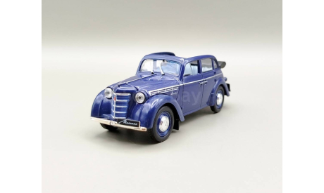 Москвич-400-420А САЛОН! (тёмно-синий) DeAgostini М.0326, масштабная модель, scale43