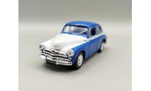Горький-М20В (синий/белый) DeAgostini М.0341, масштабная модель, ГАЗ, scale43